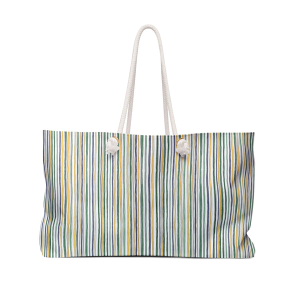 Riviera Stripe Weekender