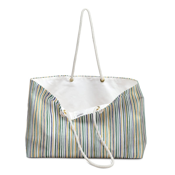 Riviera Stripe Weekender