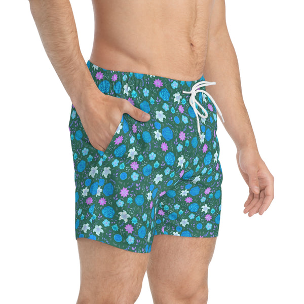 Moonlit Garden Swim Trunks